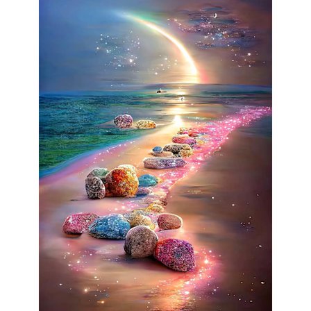 5D Diamantmaleri Kits, DIY Diamantmaleri Kit Romantisk B