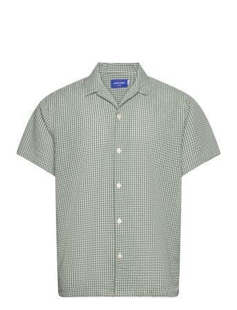 Joreaster Palma Seersucker Shirt Ss Ln Green Jack & J S