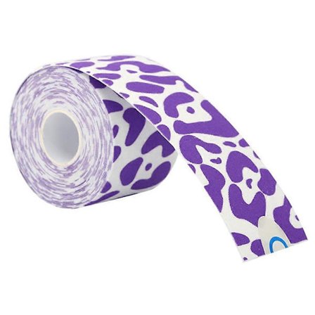 5cmx5m Kinesiologitejp Rulle Sportterapi Stöd Muskler, Knän, Handleder, Axlar - Lila Camo (Lila Camo)