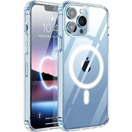 Genomskinligt Magnetiskt Case För Iphone 13 Pro Max 6,7 Tum