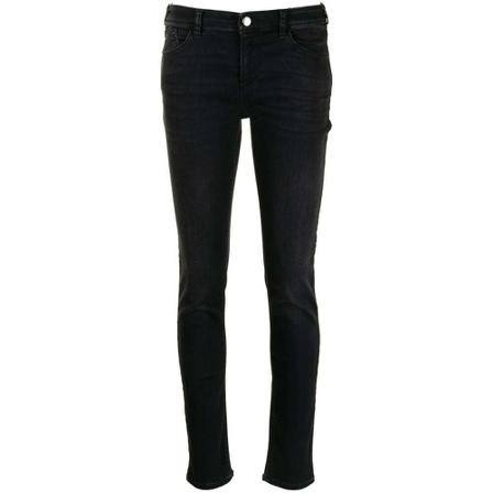 Emporio Armani, Slim-fit Jeans Zwart, Dames, Maat:W27