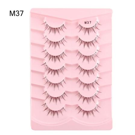 Naturlige falske øyevipper Faux Mink Lashes M37 M37 M37