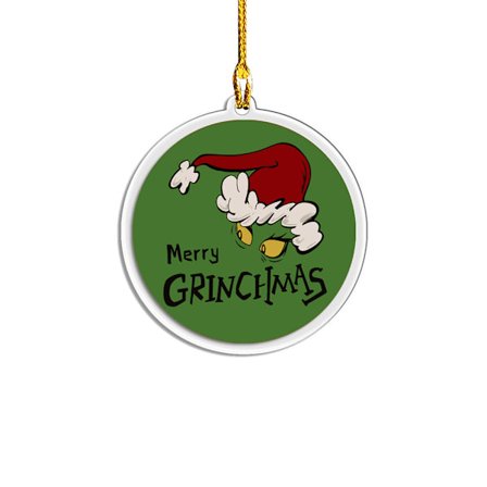 Christmas Gift Grinch Stole Christmas Greenwich Green Fur Monster Julgransdekorationshänge