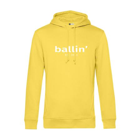 Ballin Est. Basic Hoodie , Geel , Heren , Maat: M