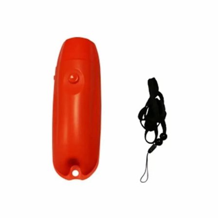 Elektrisk visselpipa - SOFTEE - Röd/ svart - 3 toner - One size - 9 volts batteri inkluderat