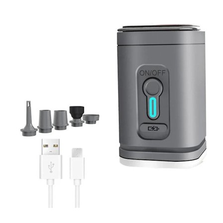 Trådlös Uppblåsbar Pump Bärbar Utomhus Elektrisk Luftpump Luftkompressor för Luftmadrass Sömnyogaövning