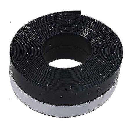 Multifunktionell 5 meter lång gummilister för bilar 25x1mm svart