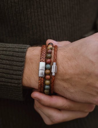 Steel & Barnett Gift Series - Triple - Brown - M 20 - 21 cm