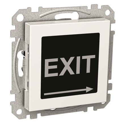 Schneider Electric Exxact Ljussignal med symboler Vit, Strömbrytare & vägguttag