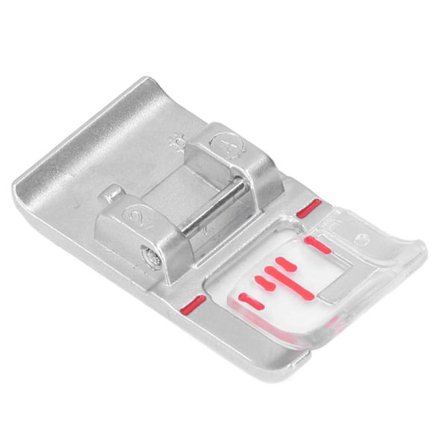 2A trykfod, gennemsigtig, slidstærk, praktisk, rustfrit stål, sytrykfod til Pfaff symaskine