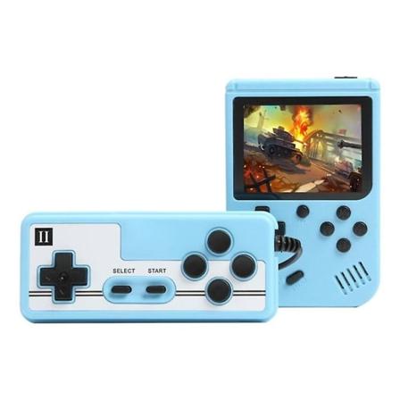 800 i 1 Retro videospelskonsol Handhållen spel bärbar fickspelskonsol Blue