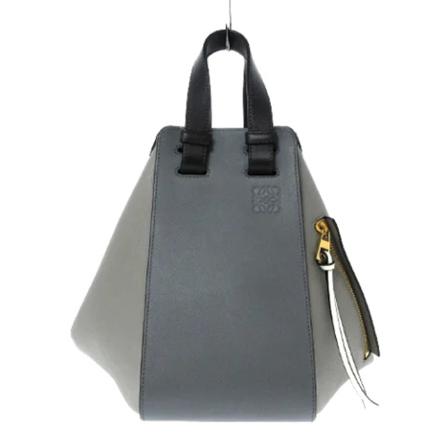 Loewe Pre-owned Pre-owned Leather handTass , Grijs , Dames , Maat: ONE Size Vintage Tassen