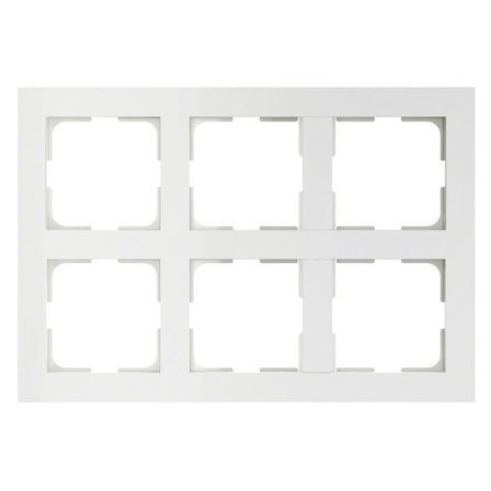 ELKO Plus Multiramme 2x3-hull polarhvit