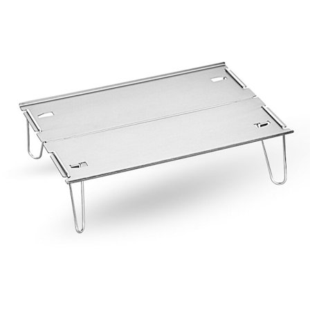 Boundless Voyage Mini Flyttbar Sammenleggbar Campingbord Grå Aluminiumlegering (