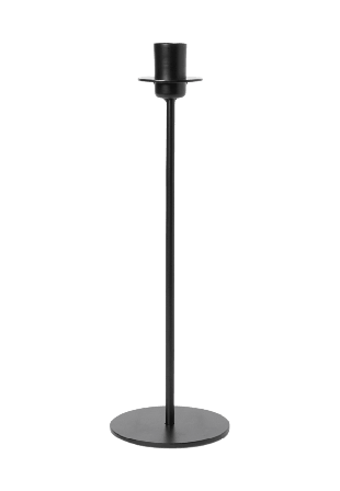 Åhléns Home Ljusstake HANNA rak 29 cm Ljuslyktor & ljushållare Svart ONESIZE