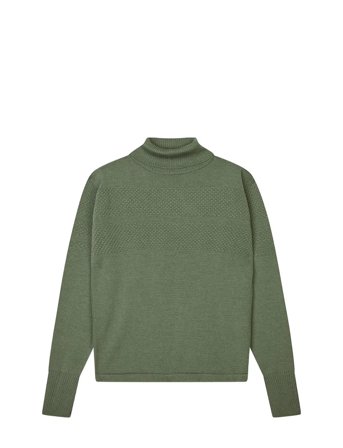 Mads Nørgaard Wool Klemens Knit - Green - XL