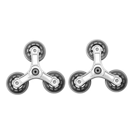 2 Fällbara Hjul för Kundvagn, Hjul