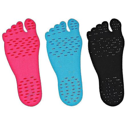 Nakefit Beach Foot Sole Adhesive Sandals 3 Pairs