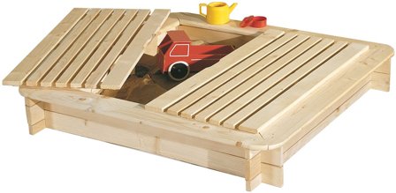 Jabo 3303 Sandlåda med lock, Utemiljö