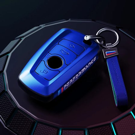 Piano Lack Bil Fjärrkontroll Nyckel Fodral Fob för BMW X1 X3 X4 X5 X6 F15 F16 G30 E36 E90 1 3 5 7-serien F20 F30 118i 218i 320i