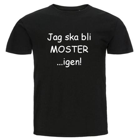 T-shirt - Jag ska bli moster...igen! Black Storlek S
