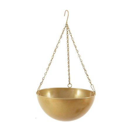 Jikaix Sukkulente Hængende Plantepotte Kreativ Robust Jern Aftagelig Kæde Blomst Hængende Potte Til Have