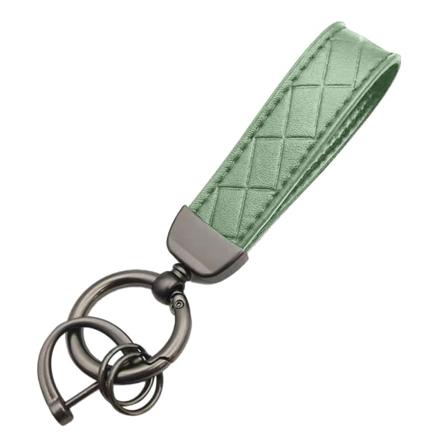 Nahkainen avaimenperä, käsintehty rannehihna, sormenjälkiä hylkivä