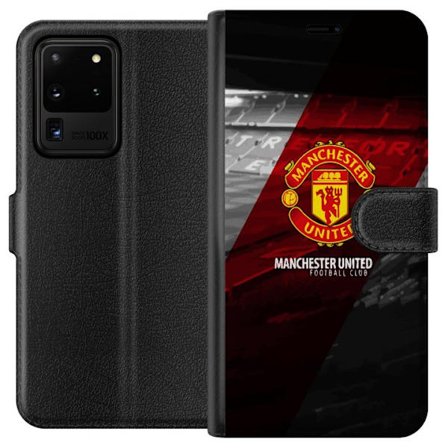 Kompatibelt Lommeboketui til Samsung Galaxy S20 Ultra Manchester United