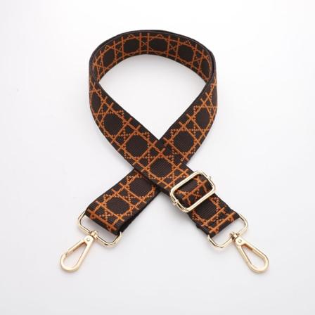 1 stk bred veskestropp Dame Skulder Crossbody Veske Belte Coffee