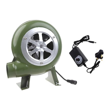 BBQ Ventilator Elektrisk Blæser UK Adapter til Kulild Smedjer Blæser