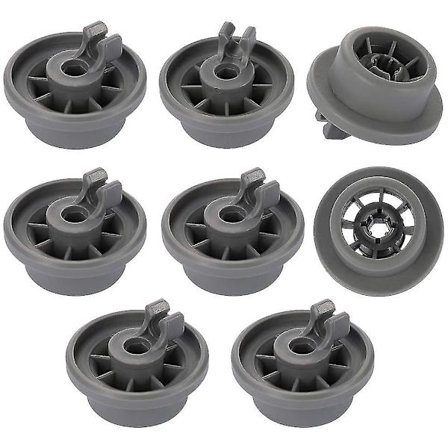 8 Ersättningshjul för diskmaskinshyllan Passar Bosch Kenmore & Neff Siemens Diskmaskiner