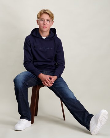 Champion Hooded Sweatshirt Blau Hoodies/Kapuzenpullover Jungen - Kids Brand Store