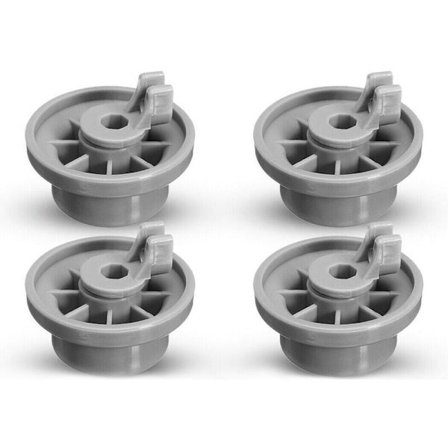 4-pack Diskmaskinhjul för Nedre Korg, Diskmaskinskorg Hjul, Diskmaskinhjul för Siemens, Bosch 165314