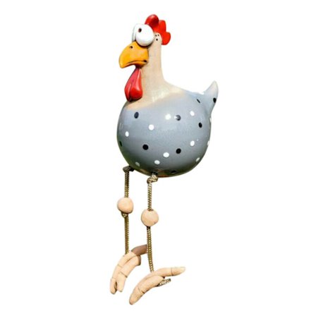 Keramik Kyckling Hilde Trädgårdsdekoration Djurfigur Trädgårdsplugg Keramikfigur Hantverksprydnad