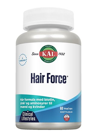 KAL Hair Force 60 tabl, Helse & Madvarer, Hud, Hår & Negle, Kosttilskud Til Håret
