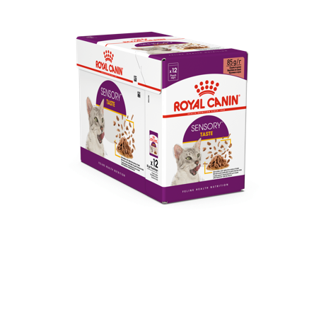 Royal Canin - Feline Sensory Taste Gravy 85 g x 12 stk - porsjonsposer - Katt - Kattefôr & kattemat - Våtfôr og våtmat - ZOO.no