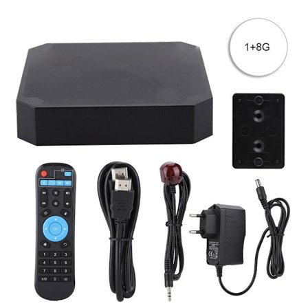 X96 Mini Quad-Core DDR3 HDTV Smart TV Box EU 110-240V Med KLB
