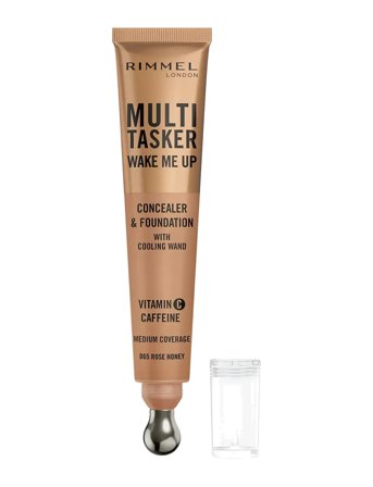 Rimmel Multi Tasker Wake Me Up Concealer & Foundation Rose Honey 065 20.0 Ml - 20 ML