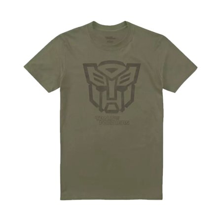 Transformers Autobots Outline Logo T-shirt S Military Green