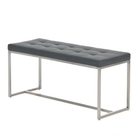CLP BARCI stoppad bänk i rostfritt stål, ett sant konstnärligt förvandlingsobjekt, 12 färger att välja mellan, 100 x 40 cm, höjd...