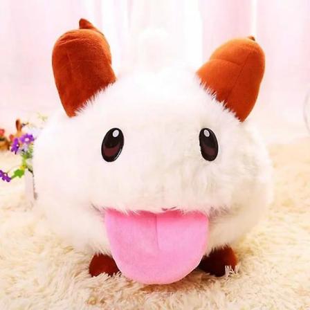 25cm League Of Heroes Ice And Snow Festival Lol Dolls Poro Plyschleksaker Plyschdockor Anpassade Mjuka Leksaker Söta Spel Bebisleksak