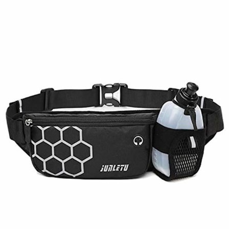 Running Belt with Water Bottle, Waterproof Waist Bag, Running Belt, Sports Belt