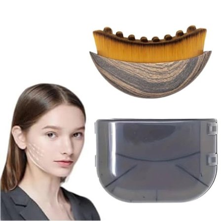 Lymfaterapiaharja - Kasvoharja kasvojen hierontaan ja lymfaterapiaan, parantaa ihon sävyä, kasvojen kohotusopashieronta, ergonominen muotoilu