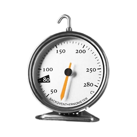 Ovn Termometer Robust Konstruktion Varmebestandig Metal Hængende Type Øjeblikkelig Læsning Ovn Grill Termometer Til Hjem fw