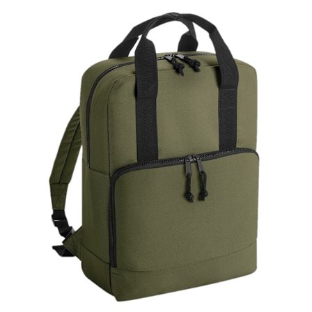 Bagbase Unisex Vuxen Cooler Återvunnen Ryggsäck En Storlek Militär