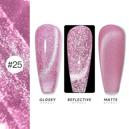 AS 15ml Magnetisk Katt Gel Nagellack Cat Eye Glitter Effekt Semi Permanent 36 Färger Soak Off UV Gel Lack Manikyr Nagelkonst