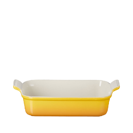 Le Creuset Rektangulär ugnsform Heritage stengods 26cm Nectar Ugnsformar Unisex Gul 2,4 L / 26 cm