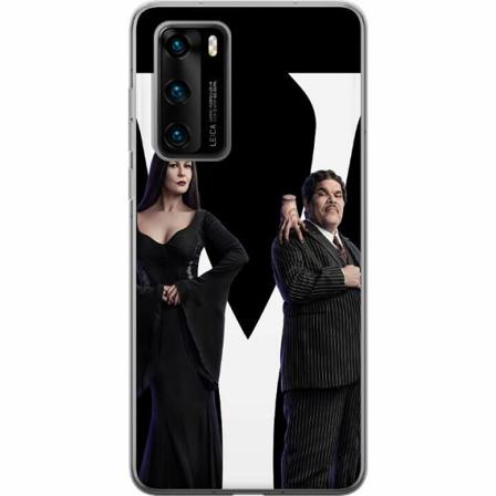 Huawei P40 Genomskinligt Skal Wednesday Addams