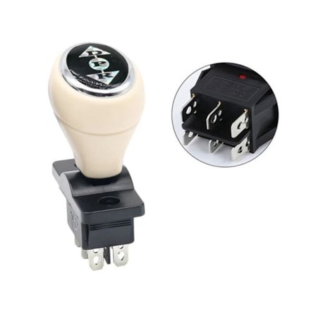 Lasten sähköauton kytkin Leluauton käynnistyskytkin BEIGE