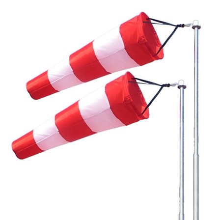 Rip Stop Flyplass Vindsekker, Kraftig Vindsekk for Pålitelig Utendørs Vindmåling, Premium Oxfordstoff Vanntett, Utendørs Vindretning